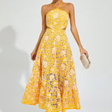 Melanie - Abito cut-out con halter