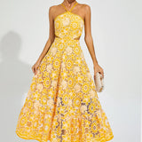 Melanie - Abito cut-out con halter