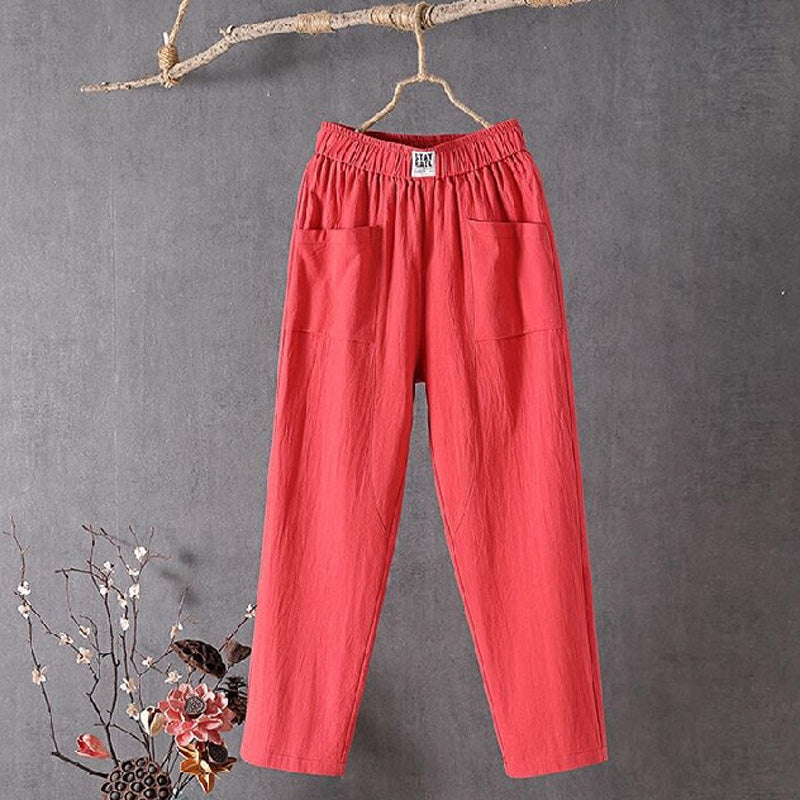 Alyra - Pantaloni rilassati con tasche