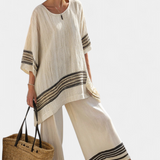Noémia - Completo Elegante Lino Bamboo