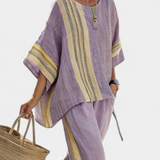 Lorena - Completo Boho in Lino e Bambù