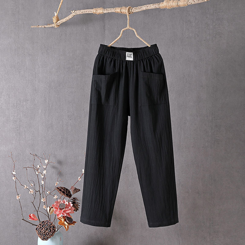 Alyra - Pantaloni rilassati con tasche
