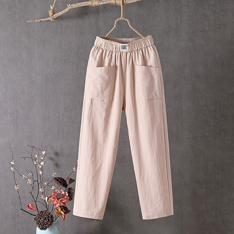 Alyra - Pantaloni rilassati con tasche