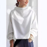 Christine | Top casual con colletto alto