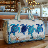 Borsa da viaggio a tracolla con tartaruga oceanica NCU0DV7491