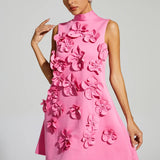 Rose - Mini abito con fiori