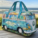 Borsa da viaggio imbottita con fantasia viaggio retrò NCU0PT8928
