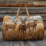 Borsa da viaggio trapuntata con bosco rustico NCU0NT10455