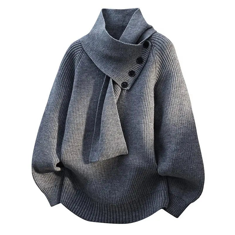 ELZA™|MAGLIONE COLLO SCIARPA