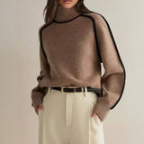 Sandrine | Maglione elegante con collo alto