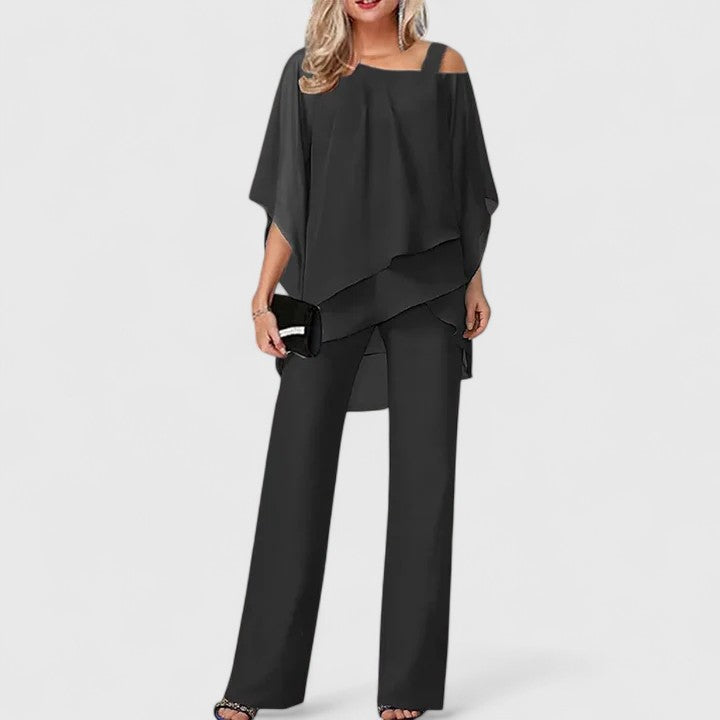 Serenità | Set Elegante con Pantaloni in Due Pezzi