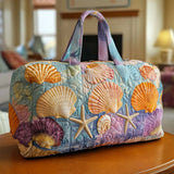 Borsa da viaggio trapuntata con conchiglie marine NCU0NT9678
