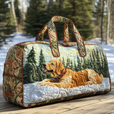 Borsa da viaggio trapuntata con cagnolino al sole NCU0PT9084