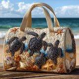 Borsa a tracolla trapuntata con piccole impronte NCU0PT8968