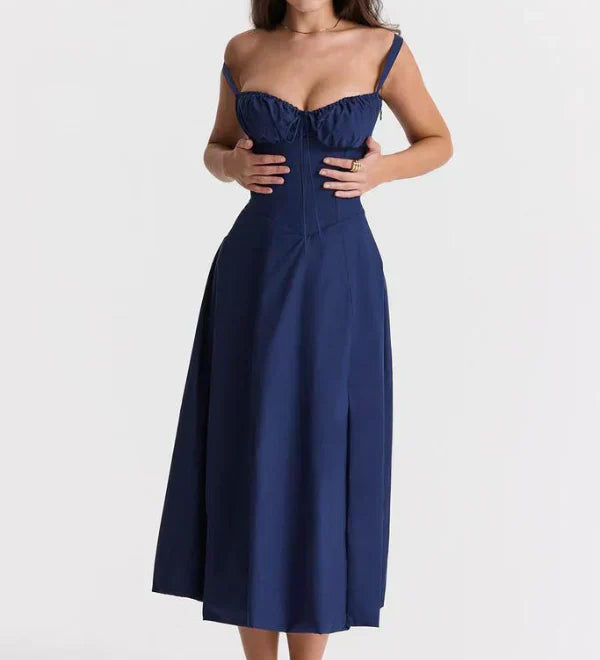 Odette - Abito estivo con gonna a tubino boho da donna
