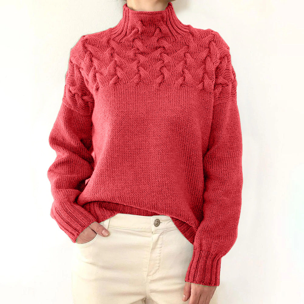 Nina | Maglione a Collo Alto Caldo