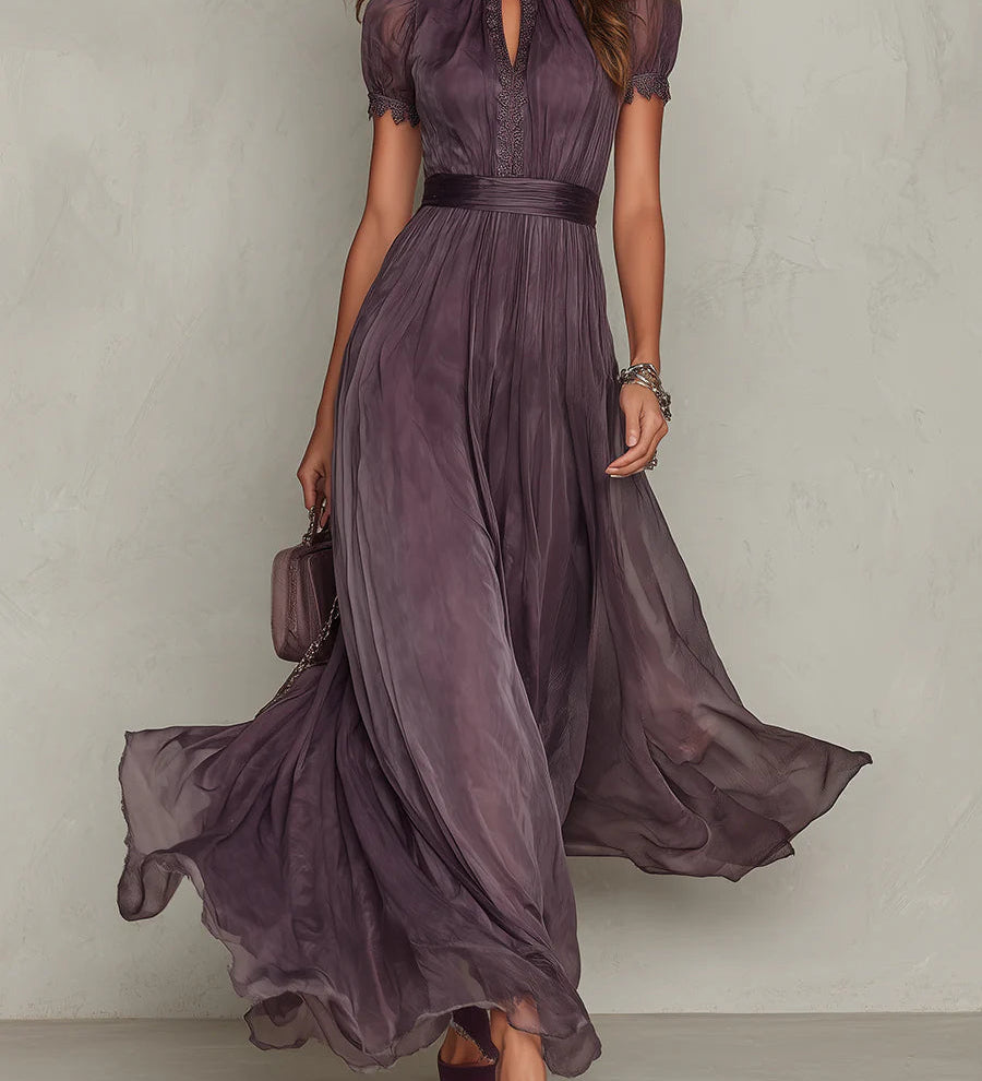 Ashley | Abito lungo in chiffon vintage