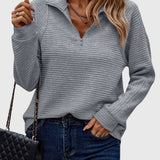 Christine | Maglione elegante a mezza zip