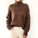 Elvira™ | Caldo dolcevita lavorato a maglia