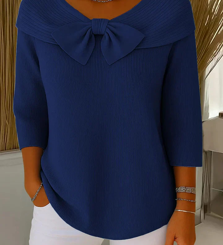 Madelena™ | Donna Maglia con Fiocco