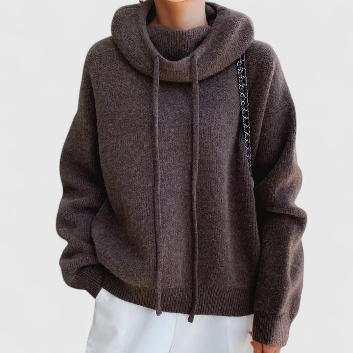 Jeanne | Felpa con Cappuccio Tricot Comfortevole