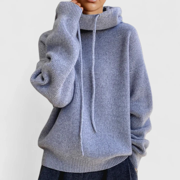 Jeanne | Felpa con Cappuccio Tricot Comfortevole