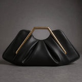 Lucia | Borsa Elegante con Manico Dorato