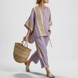 Lorena - Completo Boho in Lino e Bambù