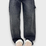 Nolene – Jeans con finitura scintillante e carattere urbano