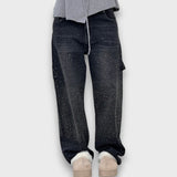 Nolene – Jeans con finitura scintillante e carattere urbano
