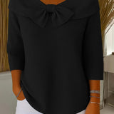 Madelena™ | Donna Maglia con Fiocco