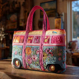 Borsa imbottita fatta a mano, dai colori vivaci