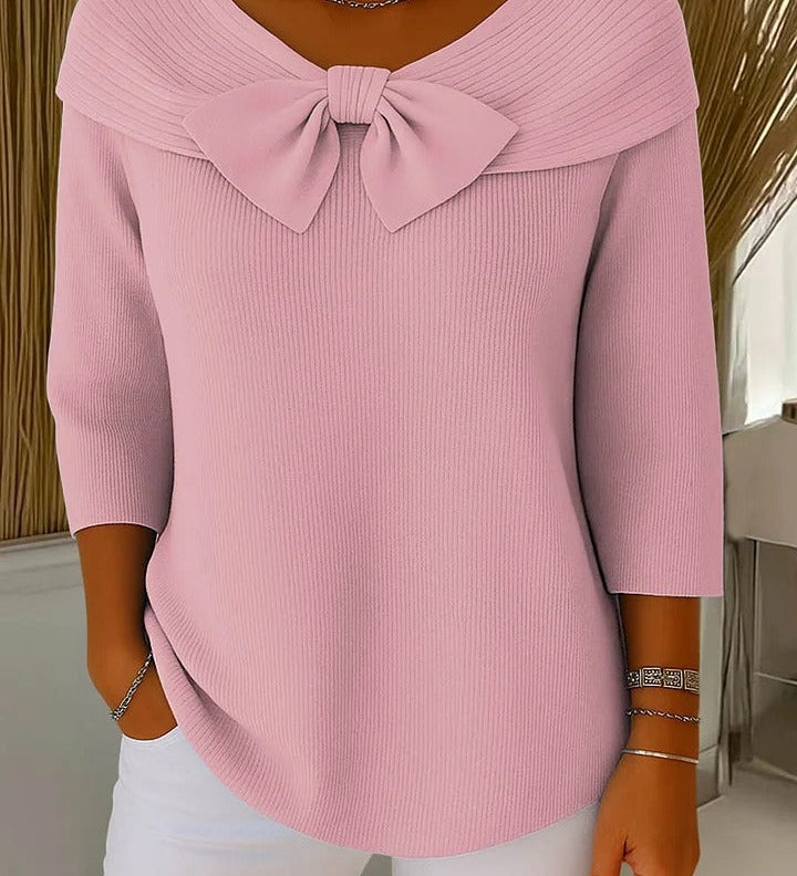 Madelena™ | Donna Maglia con Fiocco