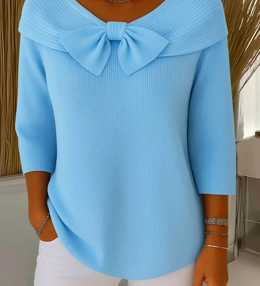 Madelena™ | Donna Maglia con Fiocco