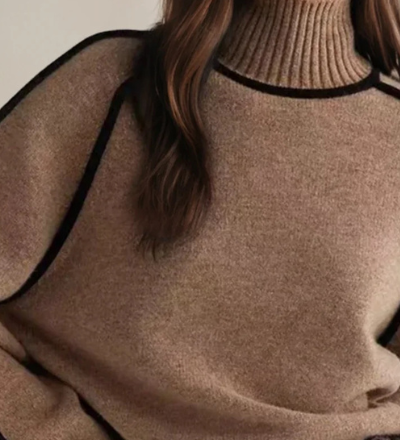 Maglione a maglia classico