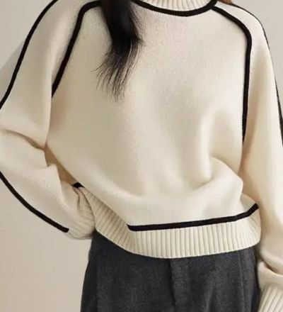 Maglione a maglia classico