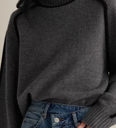 Maglione a maglia classico