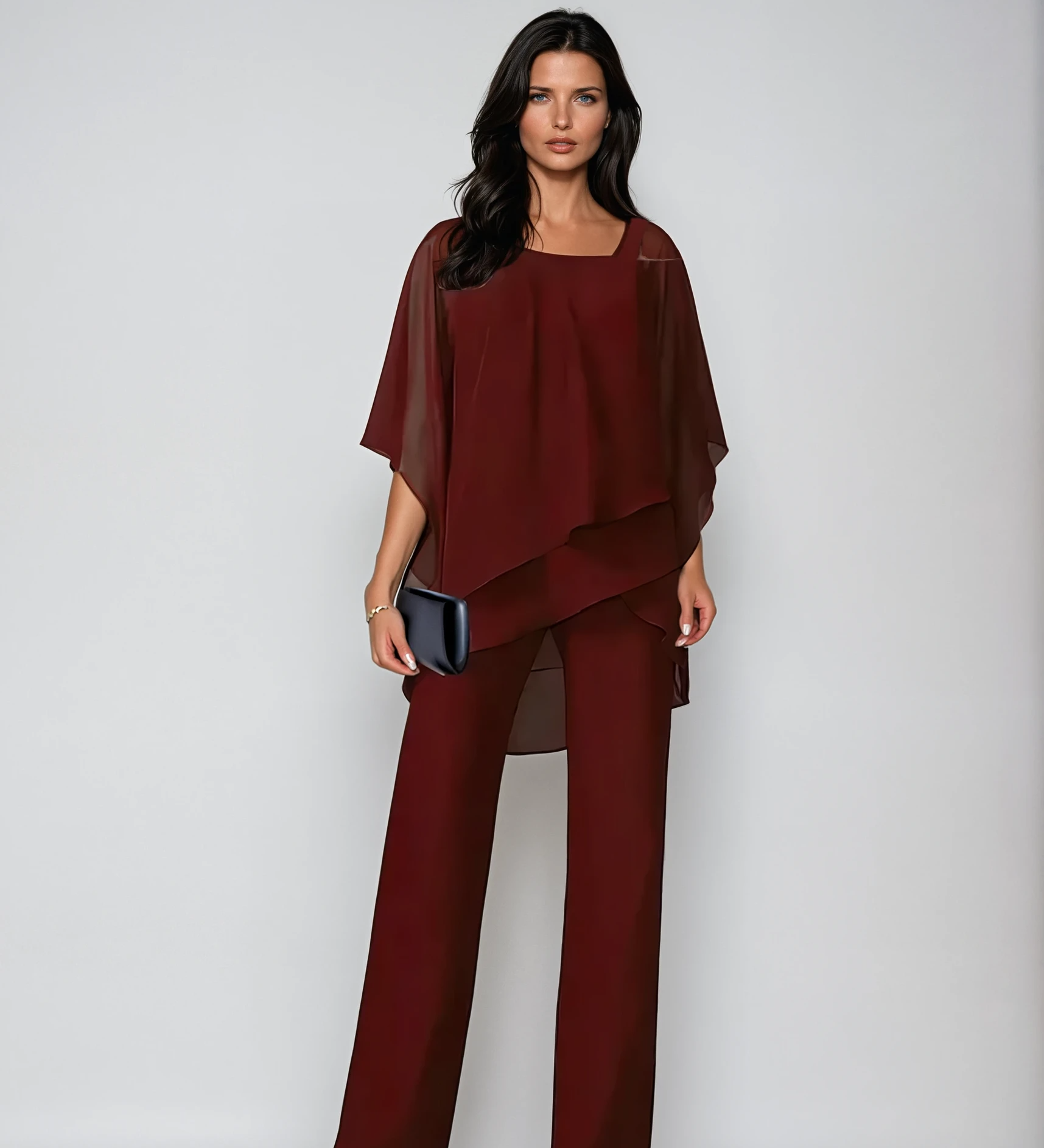 Elena – Completo Due Pezzi con Design a Strati