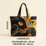 Borsa Trapuntata gatto misterioso – Capiente e Leggera
