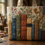 Borsa Trapuntata libri e fiori – Per Amanti dei Libri