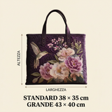 Borsa Artigianale colibrì e orchidee – Elegante e Pratica