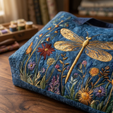Borsa Donna libellula dorata – Capiente e Leggera