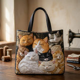 Borsa Trapuntata gattini addormentati – Capiente e Leggera