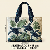 Borsa Trapuntata tartaruga marina – Capiente e Leggera