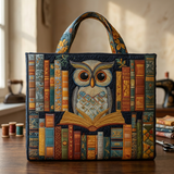 Borsa Artigianale gufo e libri antichi – Idea Regalo