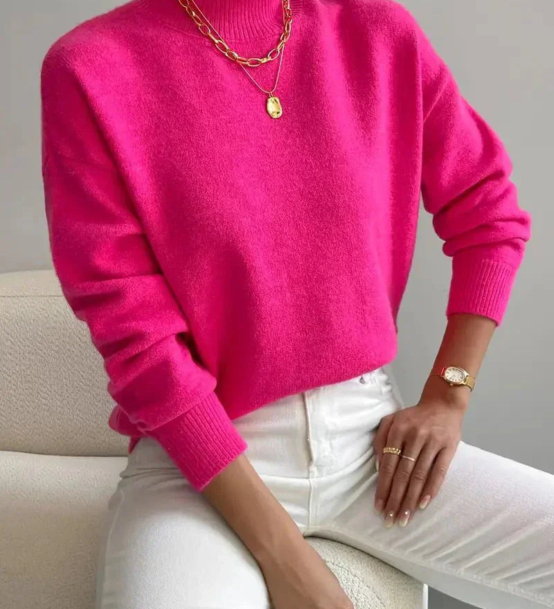 Sara™ | Maglione a Collo Alto