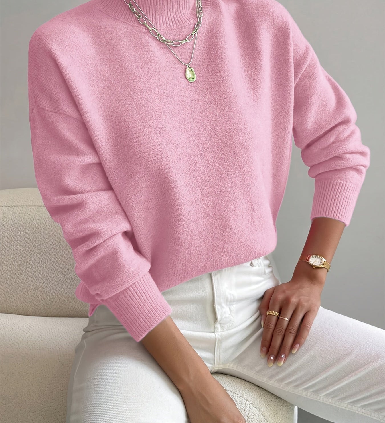 Sara™ | Maglione a Collo Alto