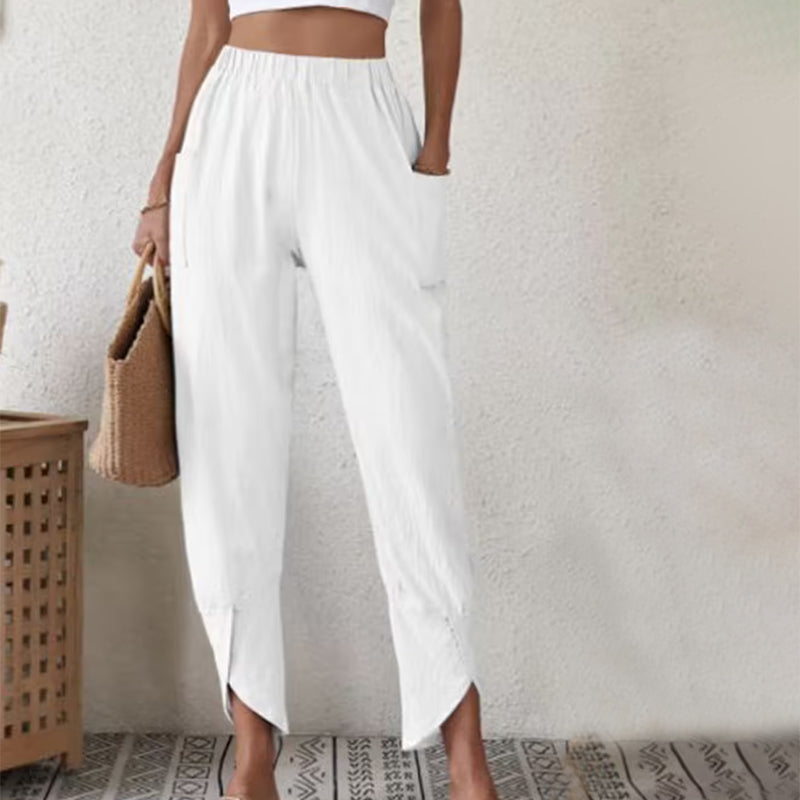 Essari - Pantaloni con orlo diviso