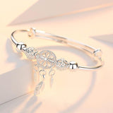 Bracciale Dreamcatcher Regolabile in Argento 925