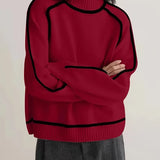Sandrine | Maglione elegante con collo alto